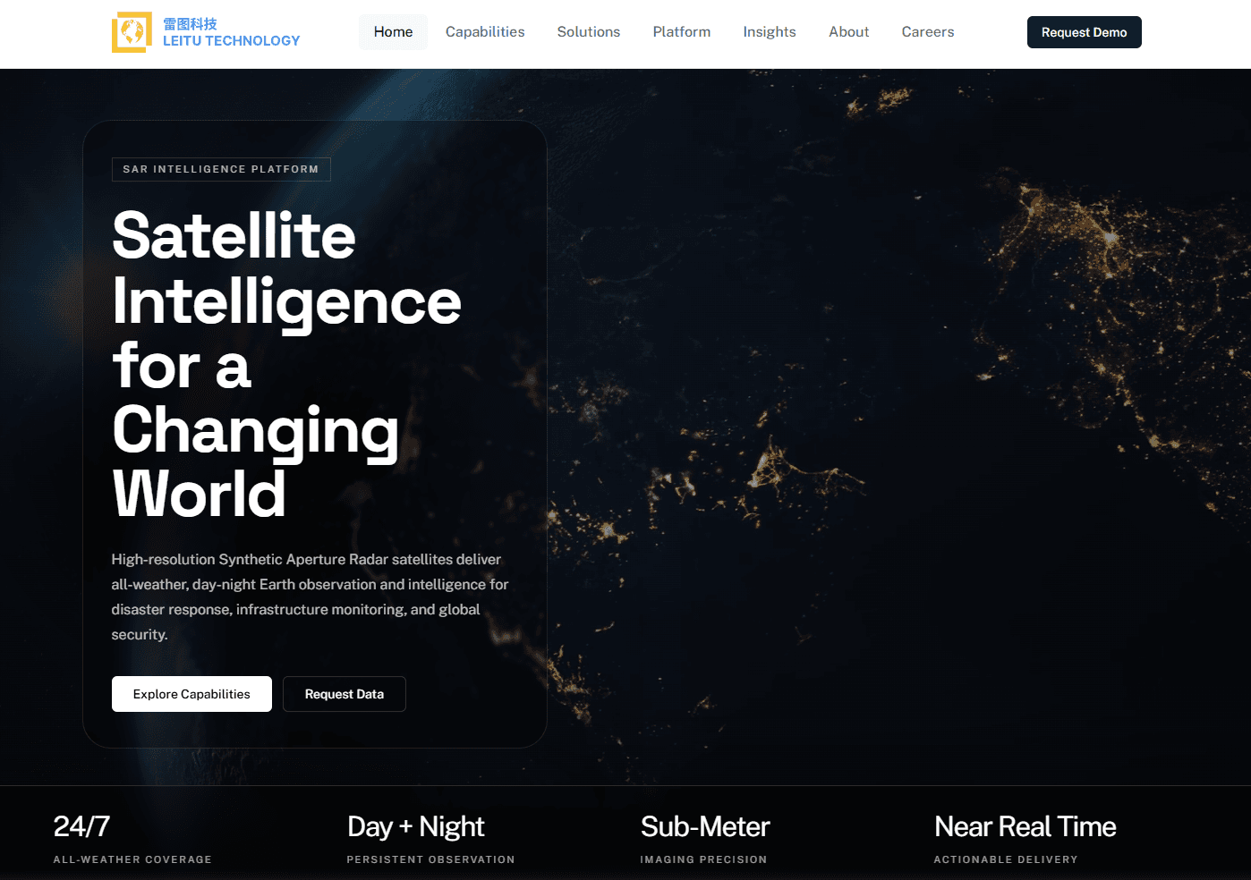LeiTu Landing Page